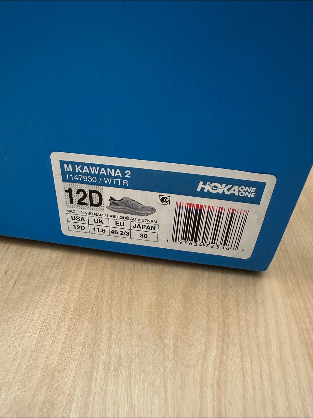 Hoka M Kawana 2 Running Sneakers in White & Lime Green - Picture 4 of 6